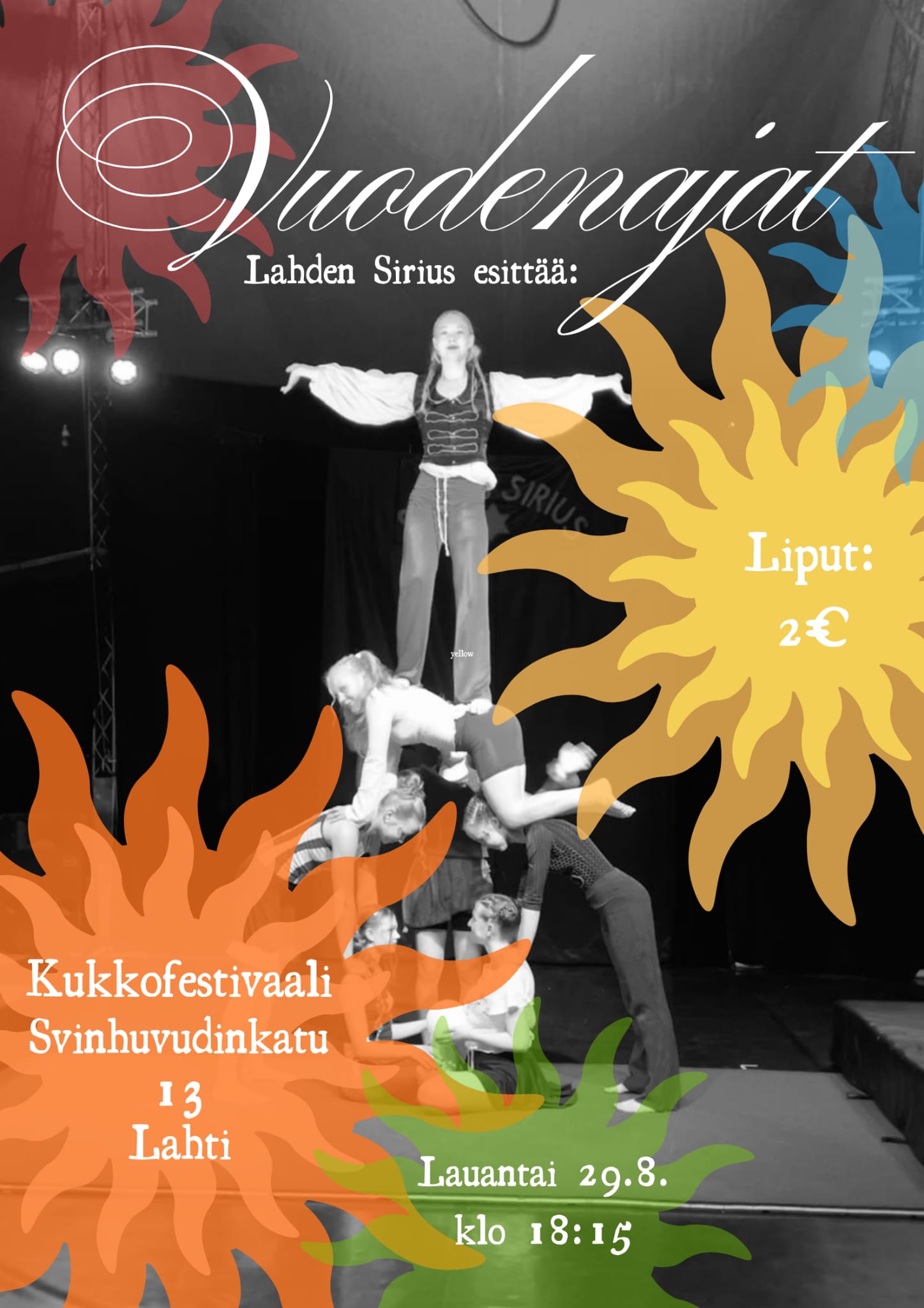 Sirkus Sirius - Vuodenajat LA 29.8. KLO 18.15